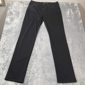 Joes Jeans The Brixton Mens 38 Black Straight Narrow Leg Pants 38x34 Stretch